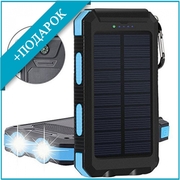 Внешний аккумулятор Powerbank 20000 mAh на солнечных батареях